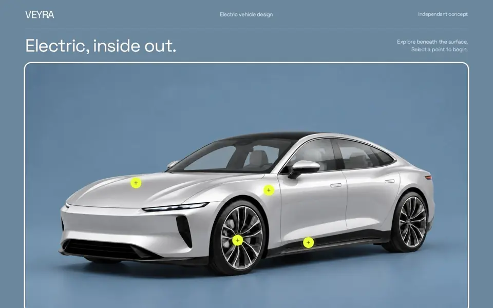 VEYRA 3D website preview