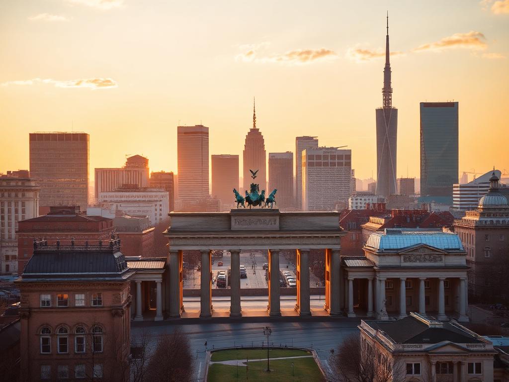Berlin, Germany skyline — AM Marktech global clients